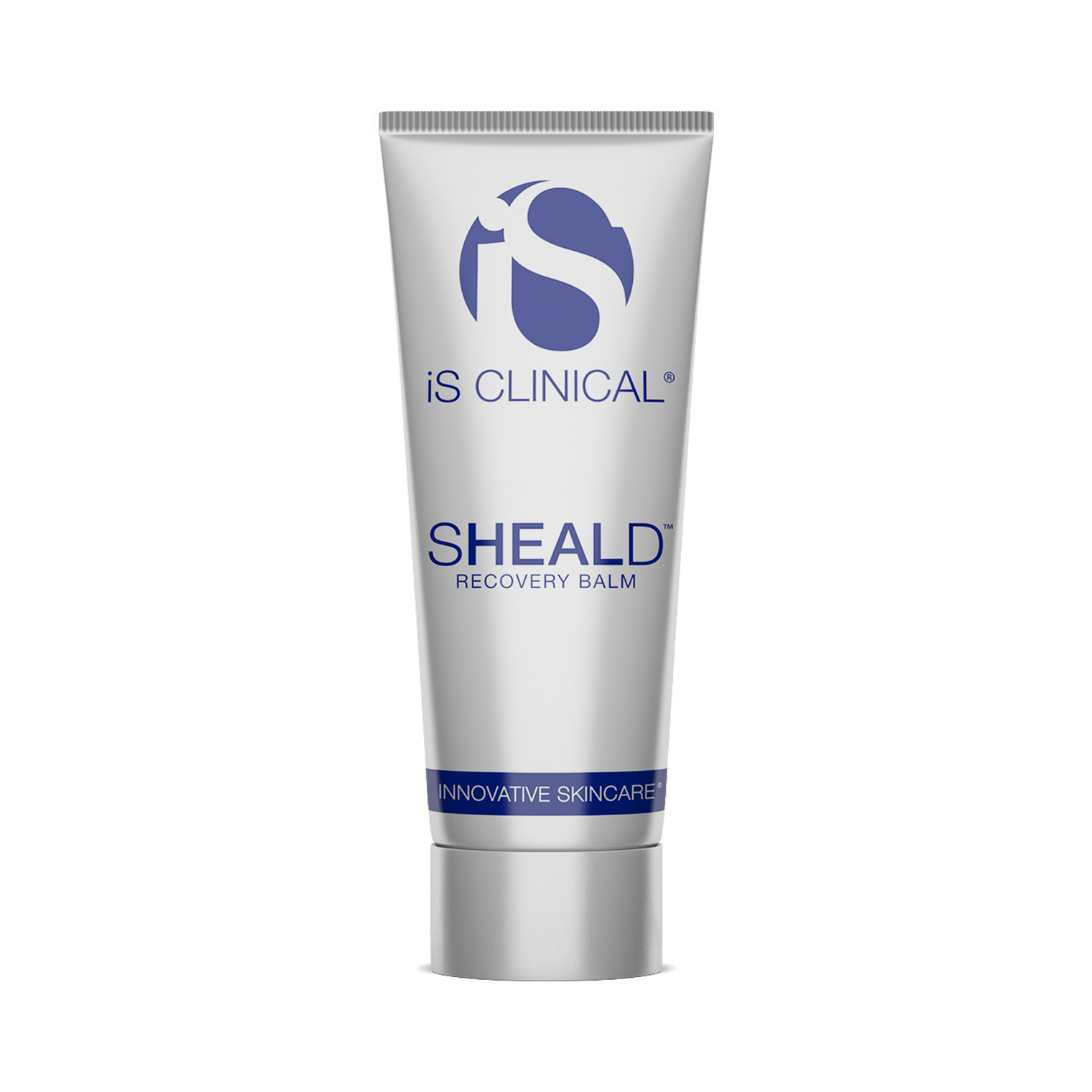 iS Clinical SHEALD Recovery Balm tube on a white background