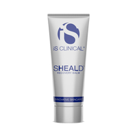 iS Clinical SHEALD Recovery Balm tube on a white background