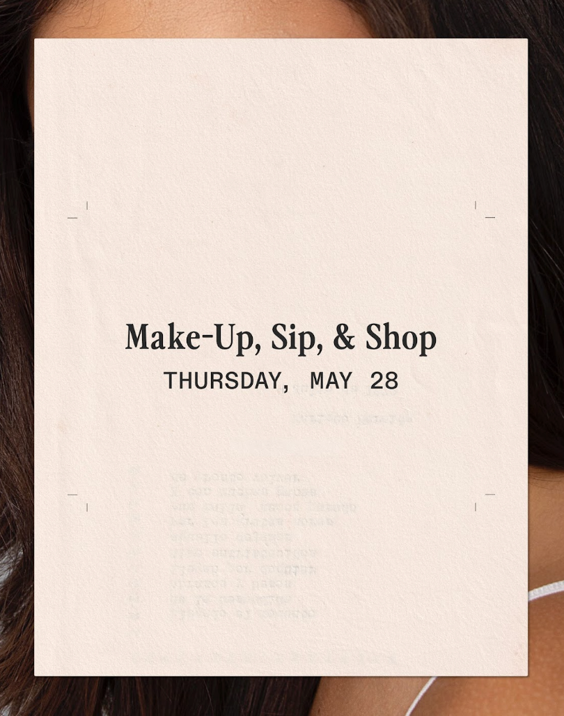The A'esthetic x SOI Contemporary — Make-up, Sip, & Shop Ticket