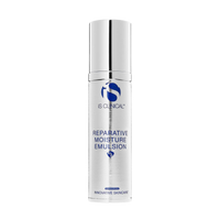IS Clinical Reparative Moisture Emulsion bottle on a white background